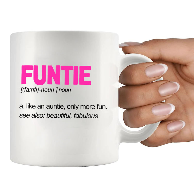 Funtie Definition Mug 11 oz White