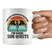 I’m Not Procrastinating I’m Doing Side Quests Ceramic Mug 11 oz White - Panvola
