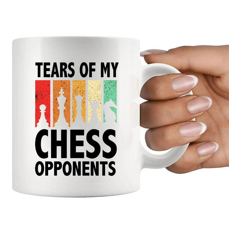 Tears Of My Chess Opponents Ceramic Mug 11 oz White - Panvola