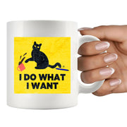 I Do What I Want Ceramic Mug 11 oz White - Panvola