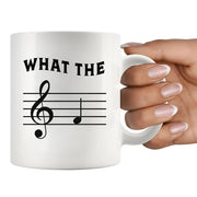 What the F Ceramic Mug 11 oz White - Panvola