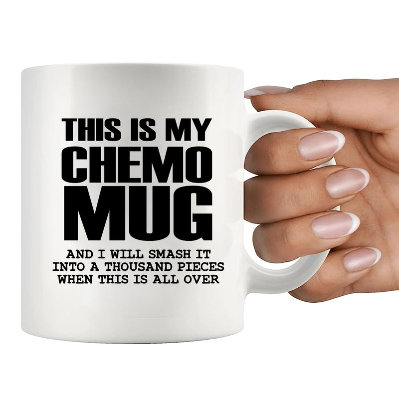 This Is My Chemo Mug Cancer Survivor Gifts  11oz White