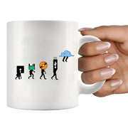 History Of Storage Ceramic Mug 11 oz White - Panvola