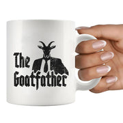 The Goatfather Ceramic Mug 11 oz White - Panvola