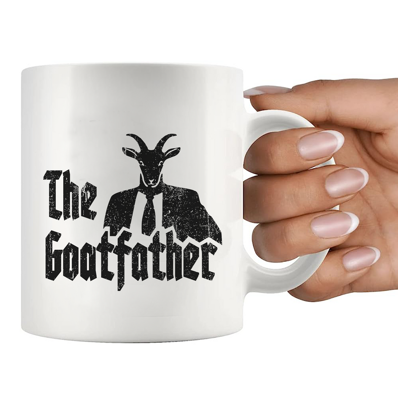 The Goatfather Ceramic Mug 11 oz White