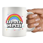 Death Metal Ceramic Mug 11 oz White - Panvola