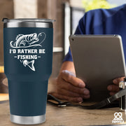 I'd Rather Be Fishing Vacuum Insulated Tumbler - Panvola
