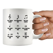 Musical Notes Symbol Definition Ceramic Mug 11 oz White - Panvola