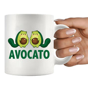 Avocato Ceramic Mug 11 oz White - Panvola