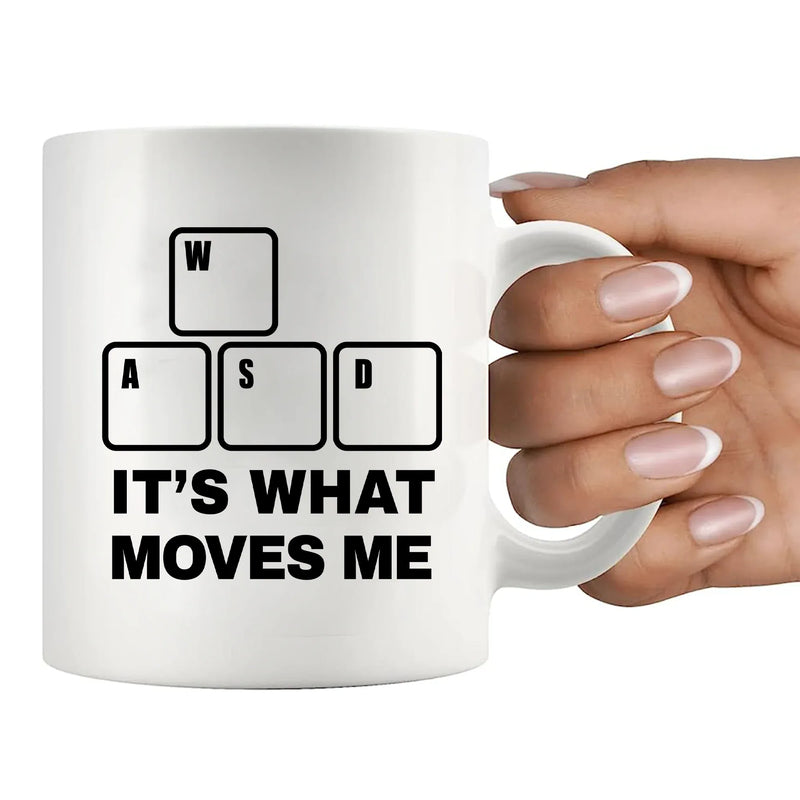 It’s What Moves Me Ceramic Mug 11 oz White - Panvola
