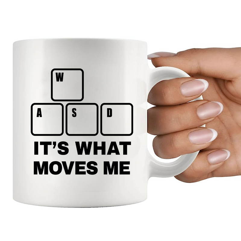 It’s What Moves Me Ceramic Mug 11 oz White