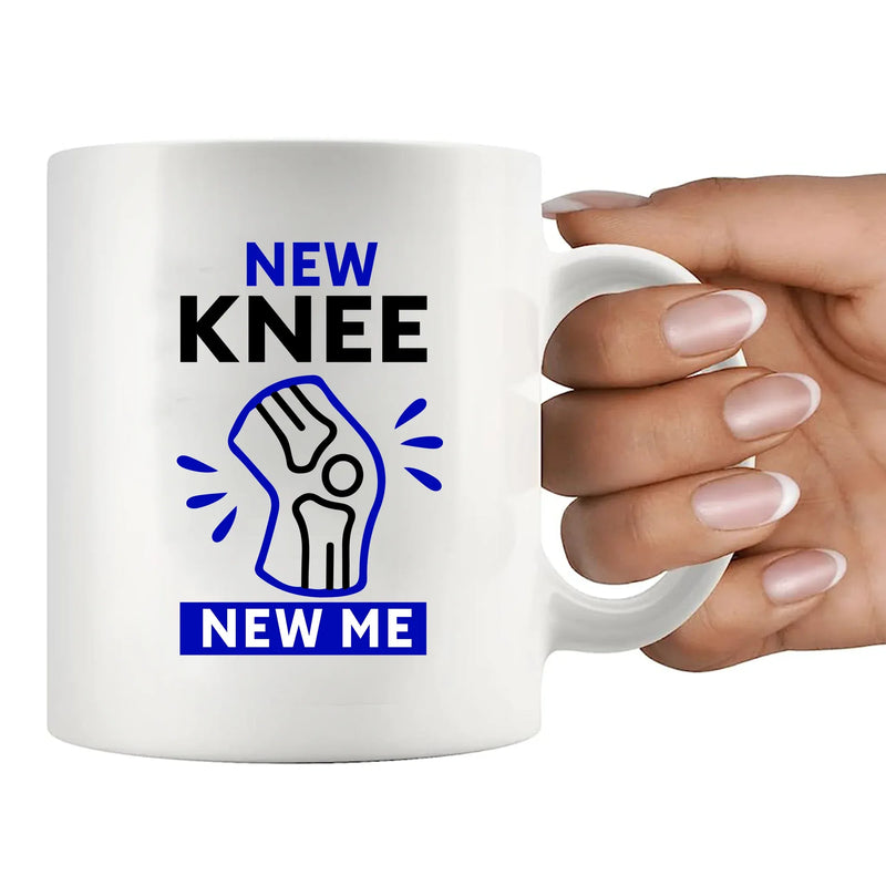 New Knee New Me Ceramic Mug 11 oz White - Panvola
