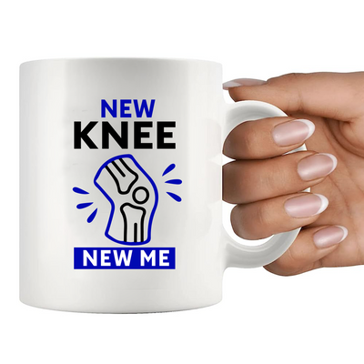 New Knee New Me Ceramic Mug 11 oz White