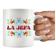 La Jefa Ceramic Mug 11 oz White - Panvola