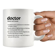 Doctor Definition Ceramic Mug 11 oz Whte - Panvola