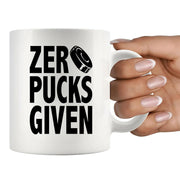 Zero Pucks Given Ceramic Mug 11 oz White - Panvola