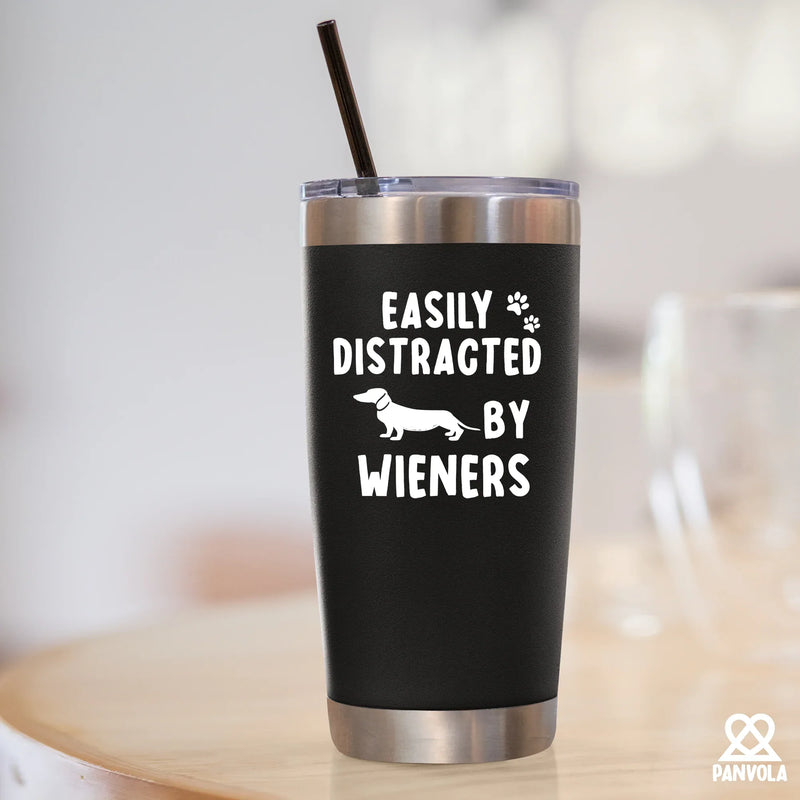 Easily Distracted By Wieners Vacuum Insulated Tumbler - Panvola