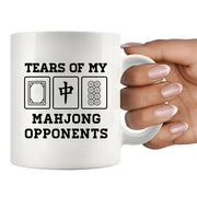 Tears Of My Mahjong Opponents Ceramic Mug 11 oz White - Panvola