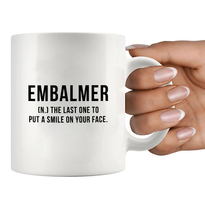 Embalmer Definition Ceramic Mug 11 oz White