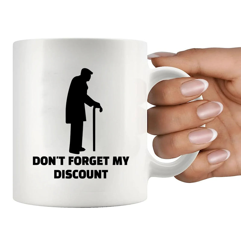 Don't Forget My Discount Ceramic Mug 11 oz White - Panvola
