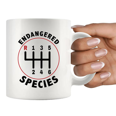 Endangered Species Ceramic Mug 11 oz White