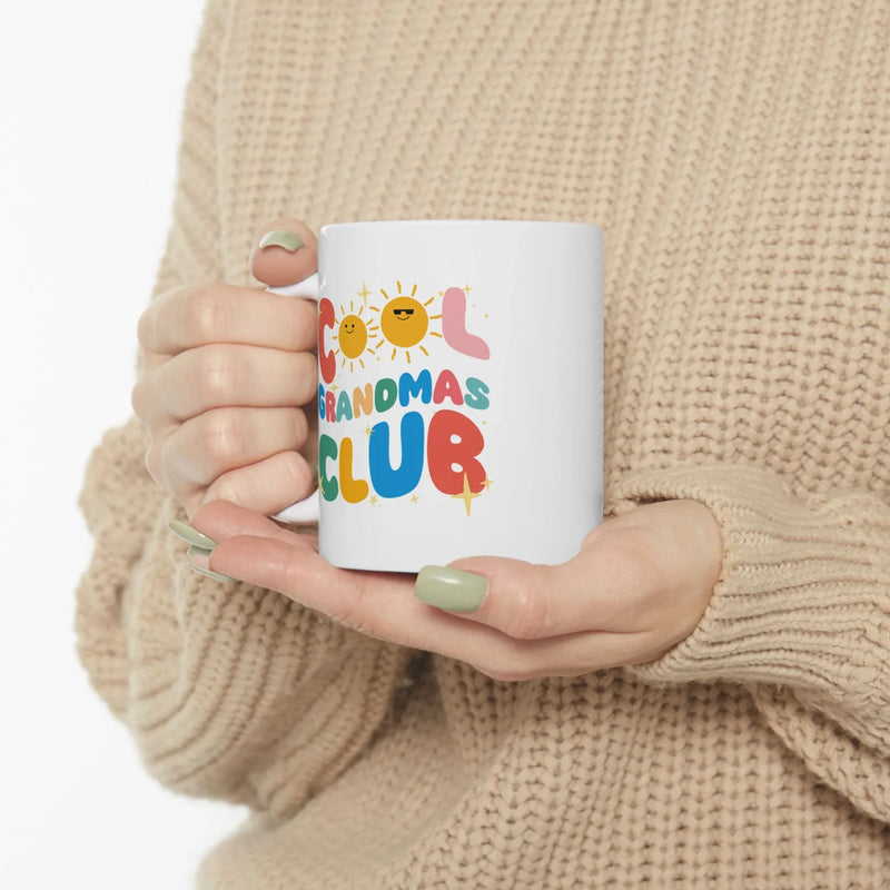 Personalized Cool Grandmas Club Customized Ceramic Mug 11oz - Panvola