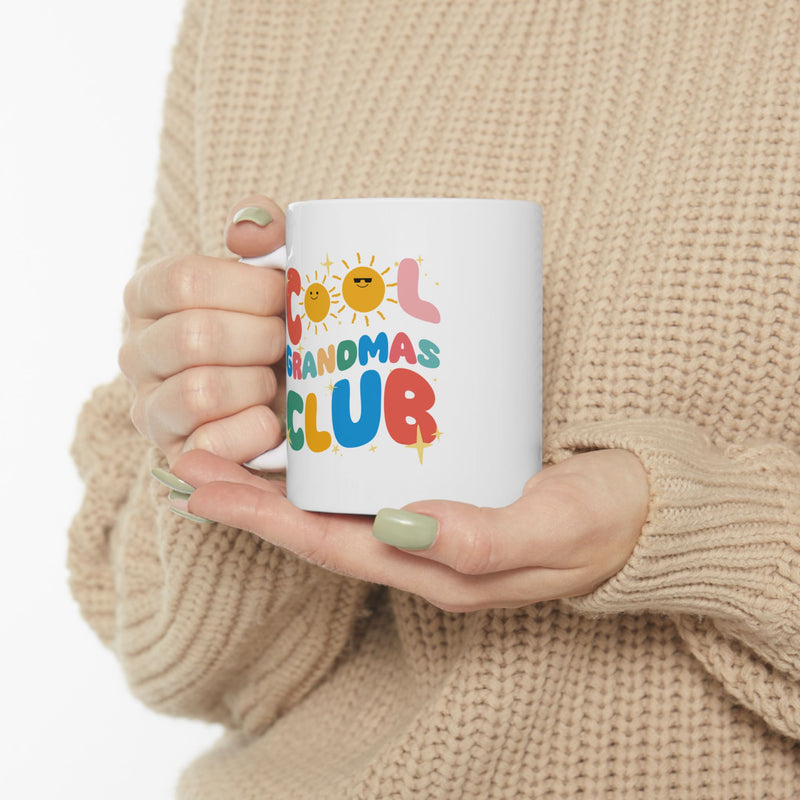Personalized Cool Grandmas Club Customized Ceramic Mug 11oz