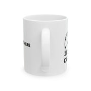 Personalized Cawfee Ceramic Mug 11 oz White - Panvola