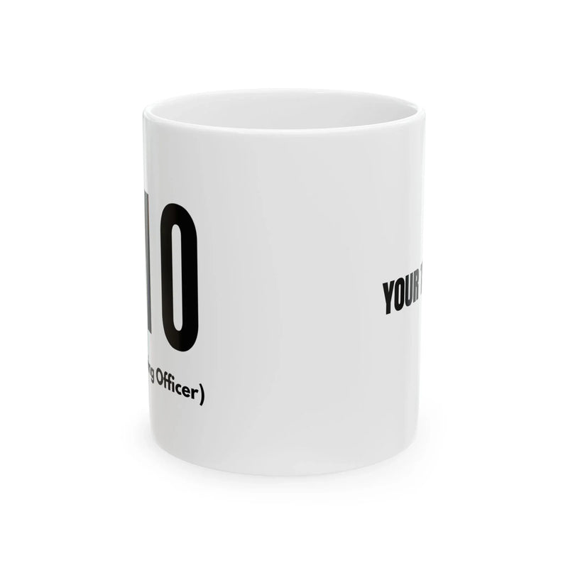 Personalized Chief Marrying Officer CMO Minister Coffee Mug 11 oz - Panvola