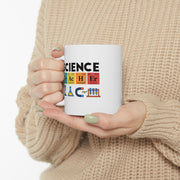 Personalized Science Teacher Customized Ceramic Mug 11 oz White.