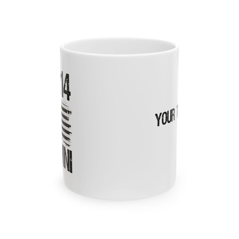 Personalized DD214 Alumni Customized Ceramic Mug 11oz White