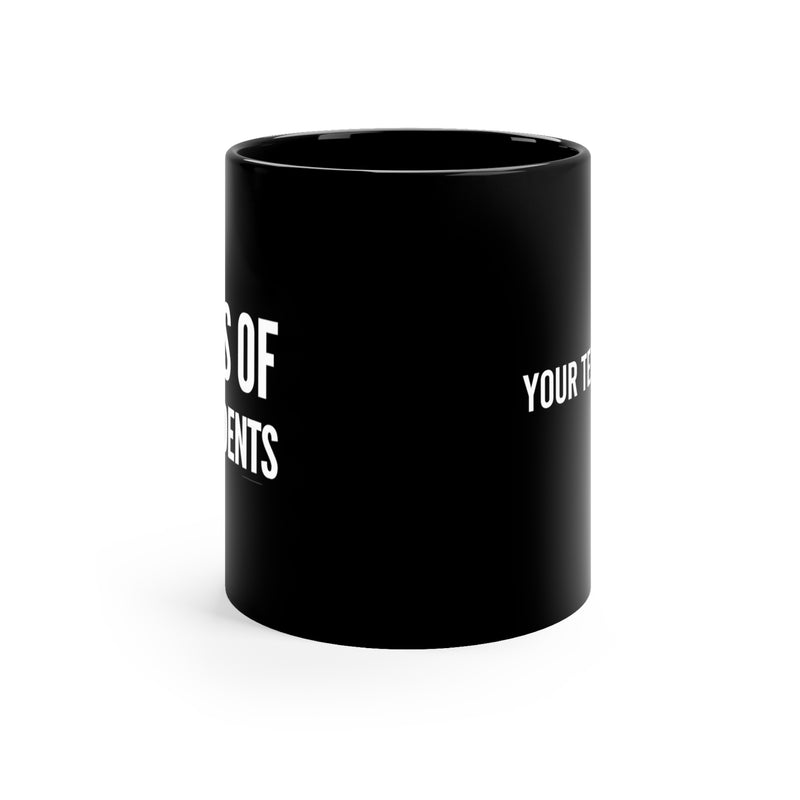 Personalized Tears of My Students Customized Teacher Mug 11oz Black