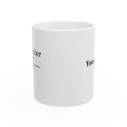 Personalized Math Teacher Definition Ceramic Mug 11 oz White - Panvola