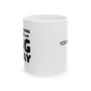 Personalized I’m Only Talking To My Dog Today Customized Ceramic Mug 11 oz White - Panvola