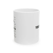 Personalized Mistakes Allow Thinking To Happen Ceramic Mug 11 oz White - Panvola