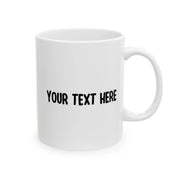 Personalized Whatever Floats Your Goat Ceramic Mug 11 oz White - Panvola