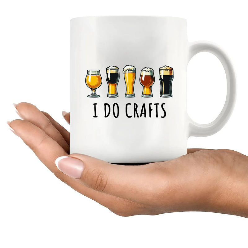 I Do Crafts Ceramic Mug 11 oz White - Panvola