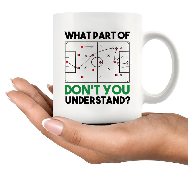 What Part Don’t You Understand Soccer Ceramic Mug 11 oz White