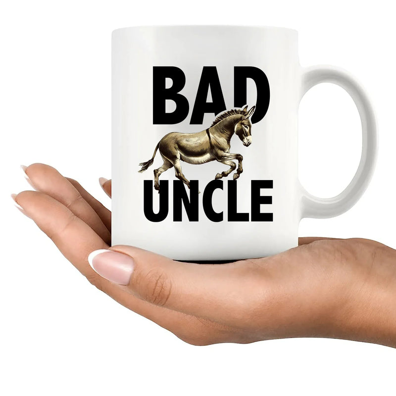 Bad Uncle Ceramic Mug 11 oz White - Panvola