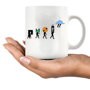 History Of Storage Ceramic Mug 11 oz White - Panvola
