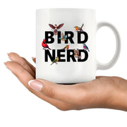 Bird Nerd Ceramic Mug 11 oz White - Panvola