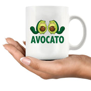 Avocato Ceramic Mug 11 oz White - Panvola
