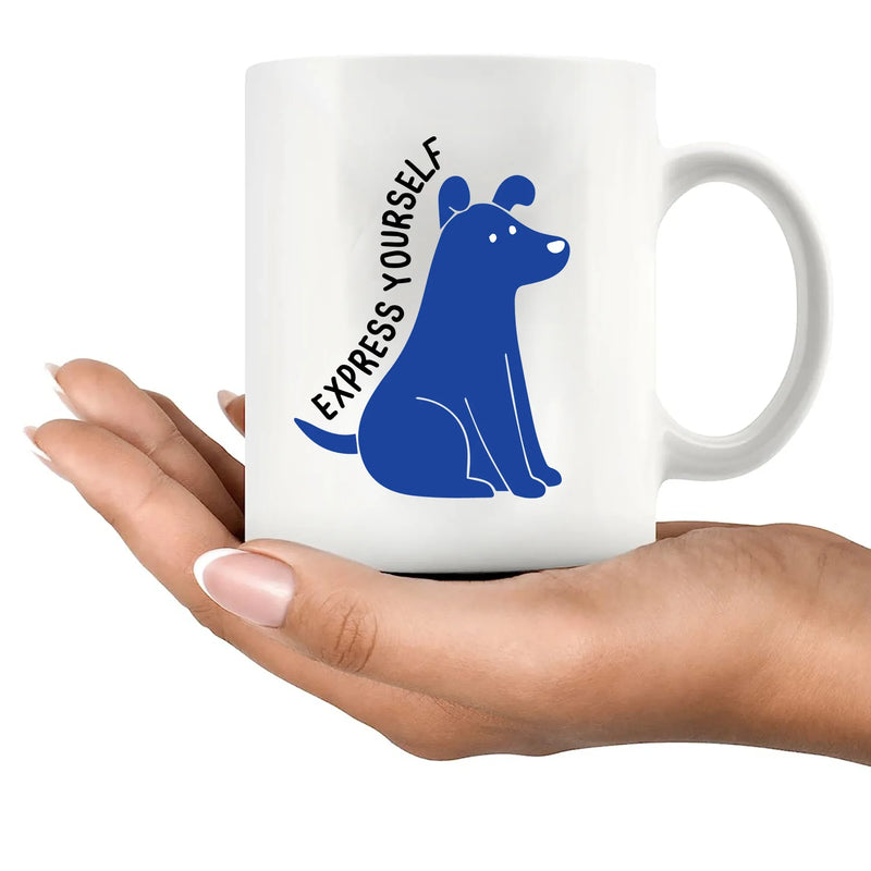 Express Yourself Ceramic Mug 11 oz White - Panvola