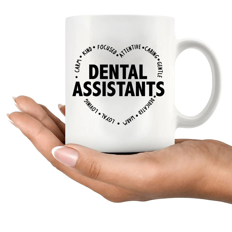 Dental Assistant Ceramic Mug 11 oz White - Panvola