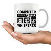 Computer Whisperer Ceramic Mug 11 oz White - Panvola