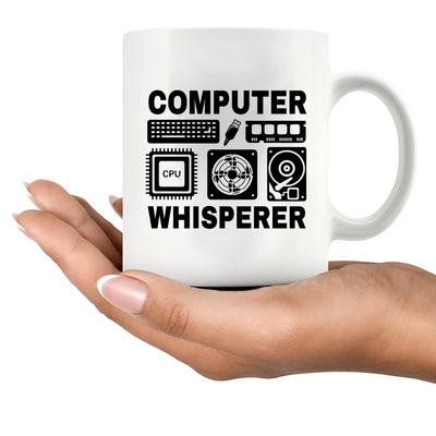 Computer Whisperer Ceramic Mug 11 oz White