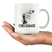 Checkmate Chess Ceramic Mug 11 oz White - Panvola