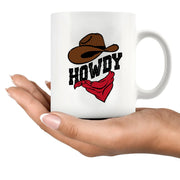 Howdy Ceramic Mug 11 oz White - Panvola