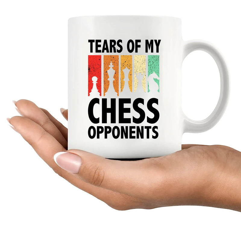 Tears Of My Chess Opponents Ceramic Mug 11 oz White - Panvola
