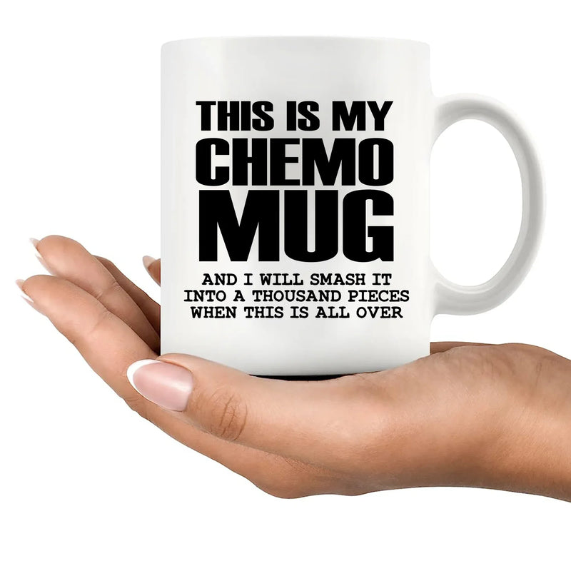 This Is My Chemo Mug Cancer Survivor Gifts 11oz White - Panvola